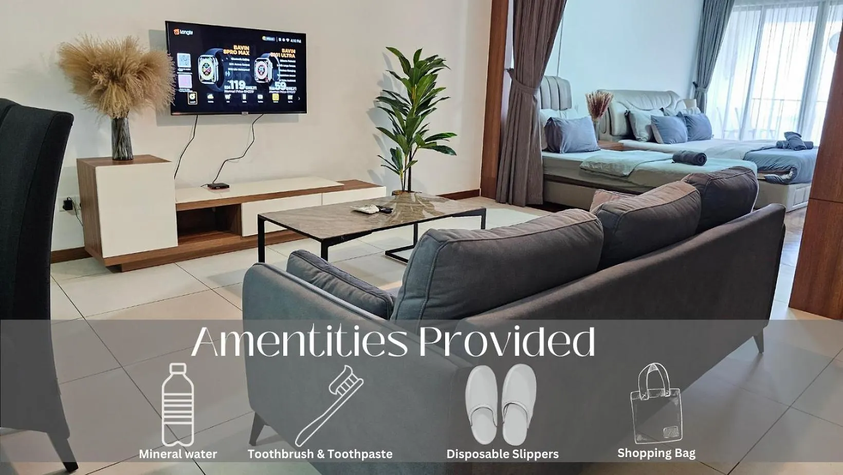 Deluxe Seaview Suite Twin Bed By The Only Bnb Tanjung Tokong